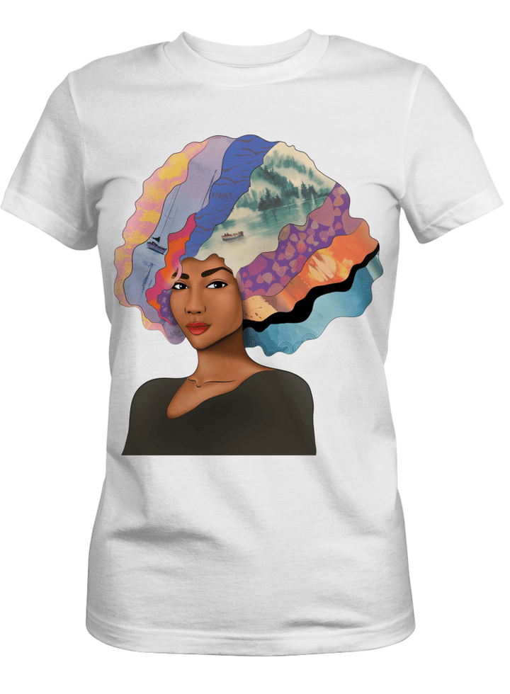 Black girl shirt for afro black girl tshirt for afro american shirt for afro women