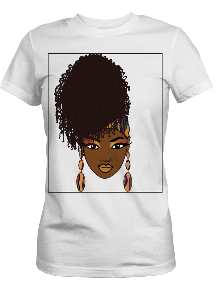 Black women shirt for black girl magic art shirt for african american girl