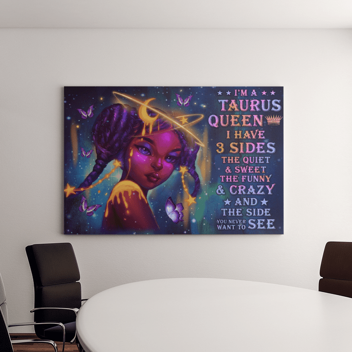 Zodiac taurius canvas poster for taurius zodiac for taurius women's birtday canvas poster for taurius girl gift for taurius queen