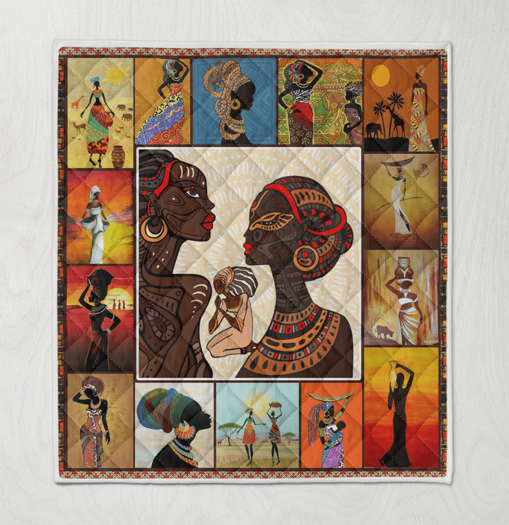 Quilt for black queen art african american pride quilt for black women