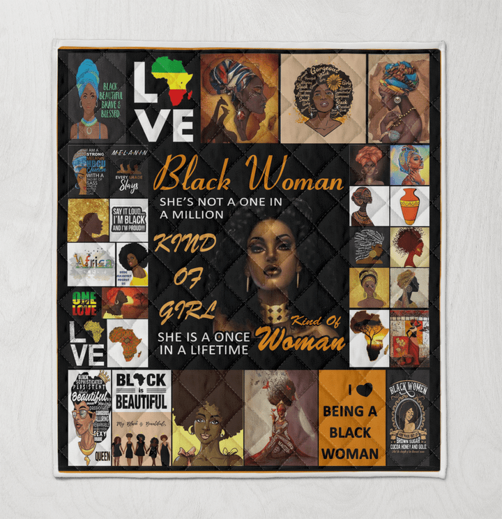 Quilt for black woman art quilt for black girl