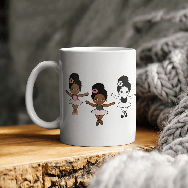 Mug for dancer black girls dance mug