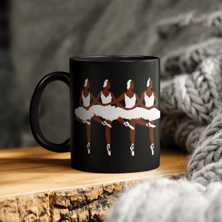 Mug for ballet black women ballerina mug