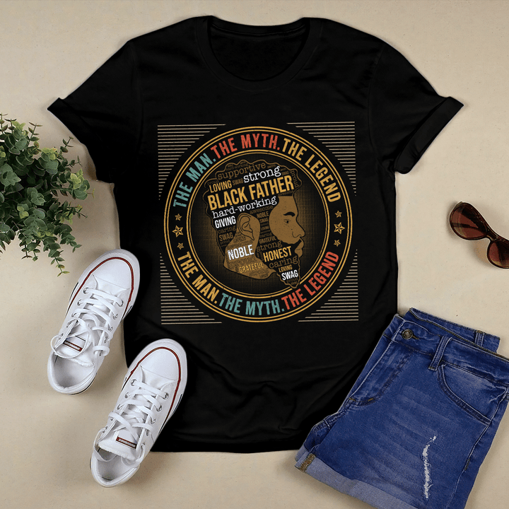 father's day The man the myth the legend shirt for father's day shirt for black father