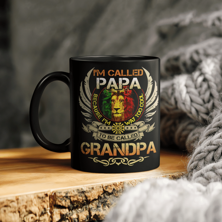 Lion grandpa mug gifts for grandpa i am called papa mugs
