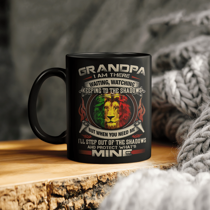 Lion grandpa mug gifts for grandpa i am there waiting mugs