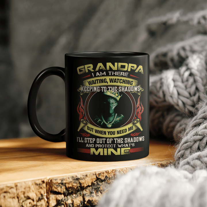 Fanther grandpa mug gifts for grandpa black grandpa mug i am there waiting mugs