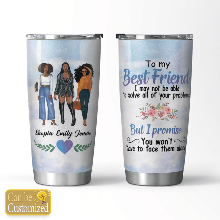 Personalized to my bestie tumbler to best friend gift for best friend gift to best friend to best friends gift 3 friends tumbler