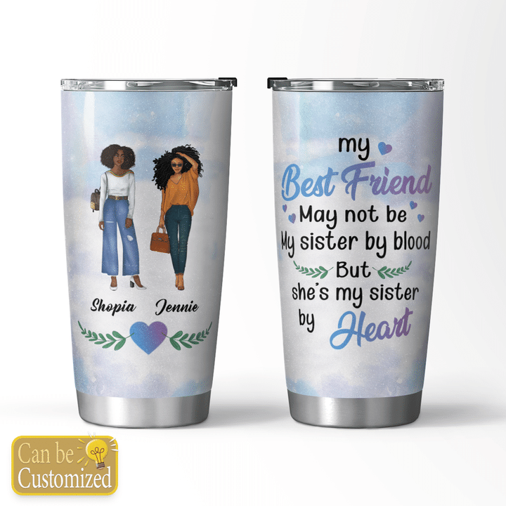 Personalized tumbler for best friends gifts birthday tumbler for friends gifts for best friends tumbler (2 Girls)