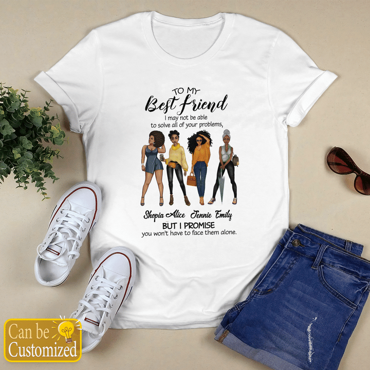 Shirt for best friend shirt to best friends shirt for 4 black friends customized