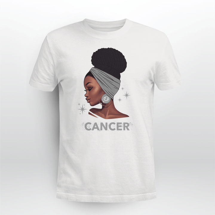 Zodiac shirt birthday gift for black girl zodiac tshirt cancer queen shirt