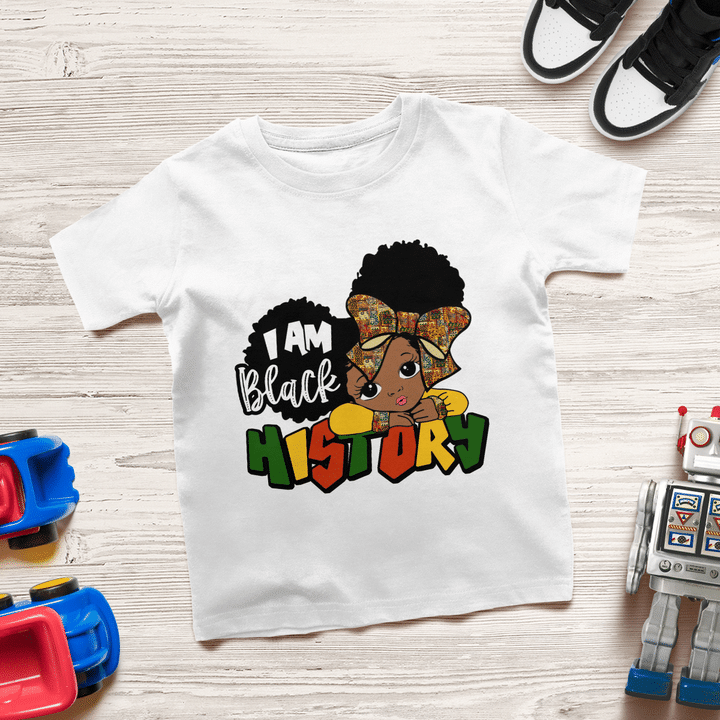 Black history month shirt for kid African American shirt I am black history shirt