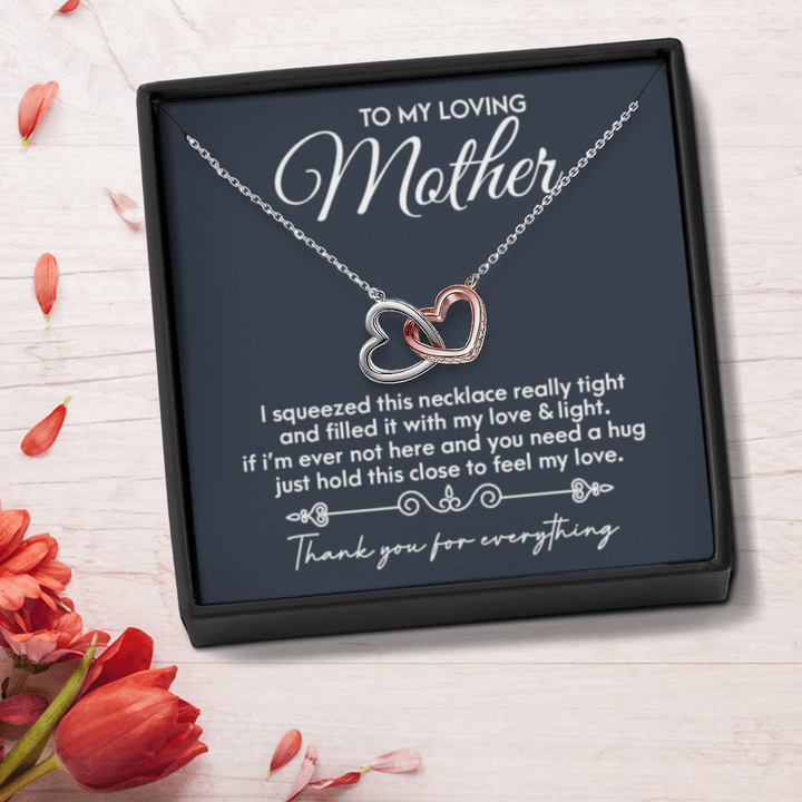 Mother's day gift for mom necklace thanks for everything Necklace mother's day necklace gift to my mom necklace mothers day gift