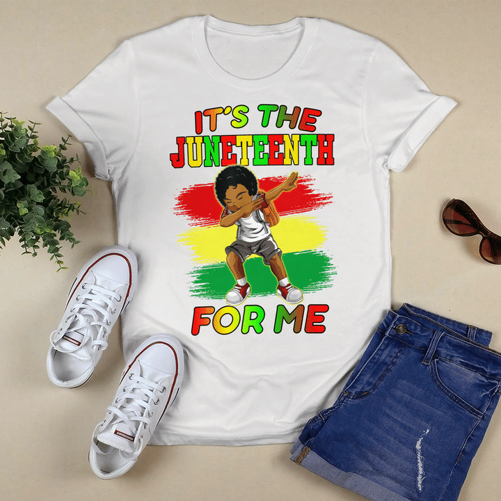 Juneteenth shirt for african american shirt independence shirt black boy dabbing it's the juneteenth for me shirts