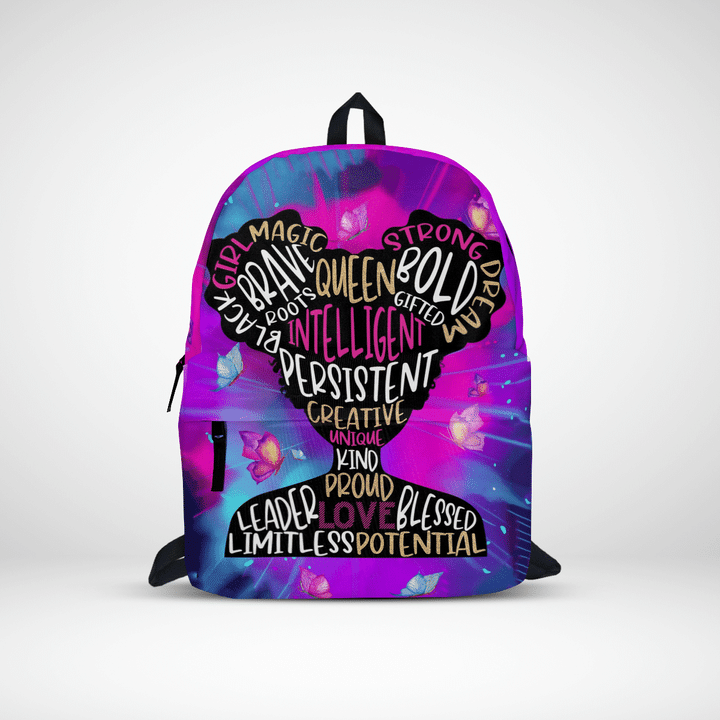Backpack for black girl backpack Knowledge is power African American girl magic kid book bag school girl back to school bookbag