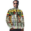 Africazone Clothing - Ethiopian Orthodox Flag Padded Jacket A7 | Africazone