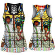 Africazone Clothing - Ethiopian Orthodox Flag Hollow Tank Top A7 | Africazone