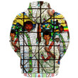 Africazone Clothing - Ethiopian Orthodox Flag Hoodie Gaiter A7 | Africazone