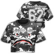 Africazone Clothing - Groove Phi Groove Full Camo Shark Croptop T-shirt A7 | Africazone