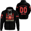 Africazone Clothing - Delta Sigma Theta Black History Zip Hoodie A7 | Africazone