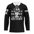 Africazone Clothing - Groove Phi Groove Black History Hockey Jersey A7 | Africazone