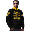 Africazone Clothing - Iota Phi Theta Black History Padded Jacket A7 | Africazone
