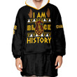Africazone Clothing - Iota Phi Theta Black History Oodie Blanket Hoodie A7 | Africazone