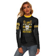 Africazone Clothing - Sigma Gamma Rho Black History Women's Stretchable Turtleneck Top A7 | Africazone