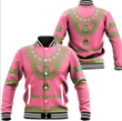 Africa Zone Clothing - AKA Sorority Dashiki Baseball Jackets A31