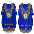 Africa Zone Clothing - Sigma Gamma Rho Sorority Dashiki Batwing Pocket Dress A31