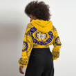 Africa Zone Clothing - Sigma Gamma Rho Sorority Croptop Hoodie A35 | Africa Zone