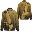 Africa Zone Clothing - Alpha Phi Alpha Letters Pattern Thicken Stand-Collar Jacket A35 | Africa Zone