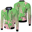 Africa Zone Clothing - AKA Letters Pattern Fleece Winter Jacket A35 | Africa Zone