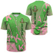 Africa Zone Clothing - AKA Letters Pattern Baseball Jerseys A35 | Africa Zone
