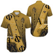 Africa Zone Clothing - Alpha Phi Alpha Letters Pattern Short Sleeve Shirt A35 | Africa Zone
