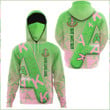 Africa Zone Clothing - AKA Letters Pattern Hoodie Gaiter A35 | Africa Zone