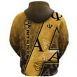 Africa Zone Clothing - Alpha Phi Alpha Letters Pattern Hoodie Gaiter A35 | Africa Zone