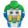 Africa Zone Clothing - Sierra Leone Active Flag Hoodie A35
