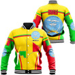 Africa Zone Clothing - Mali Active Flag Baseball Jacket A35