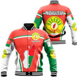 Africa Zone Clothing - Madagascar Active Flag Baseball Jacket A35