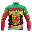 Africa Zone Clothing - Republic of the Congo Active Flag Baseball Jacket A35