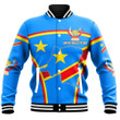 Africa Zone Clothing - Democratic Republic of the Congo Active Flag Baseball Jacket A35