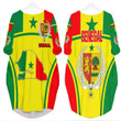 Africa Zone Clothing - Senegal Active Flag Batwing Pocket Dress A35