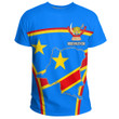 Africa Zone Clothing - Democratic Republic of the Congo Active Flag T-Shirt A35