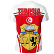 Africa Zone Clothing - Tunisia Active Flag T-Shirt A35