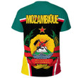 Africa Zone Clothing - Mozambique Active Flag T-Shirt A35