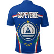 Africa Zone Clothing - Cape Verde Active Flag Polo Shirt A35