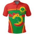 Africa Zone Clothing - Oromo Active Flag Polo Shirt A35