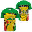 Africa Zone Clothing - Sao Tome and Principe Active Flag Baseball Jersey A35