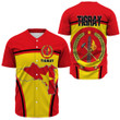 Africa Zone Clothing - Tigray Active Flag Baseball Jersey A35